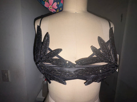 Pretty Girl Bra Top (Black)