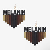 Melanin Wood Earrings