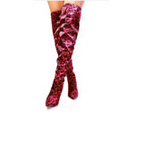 “Vera” Boot Pink Leopard